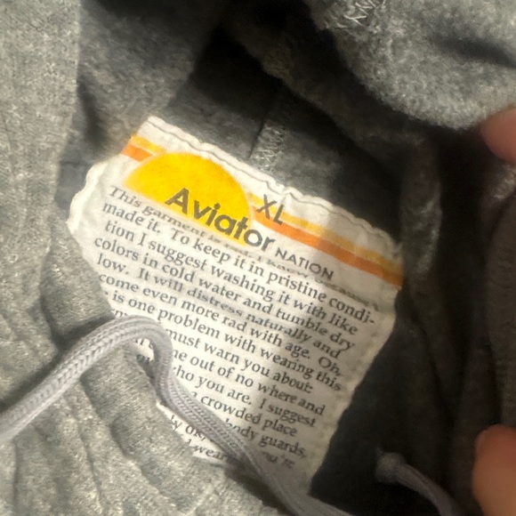 Aviator Nation Gray Cowl Neck Sweater - Picture 4 of 6